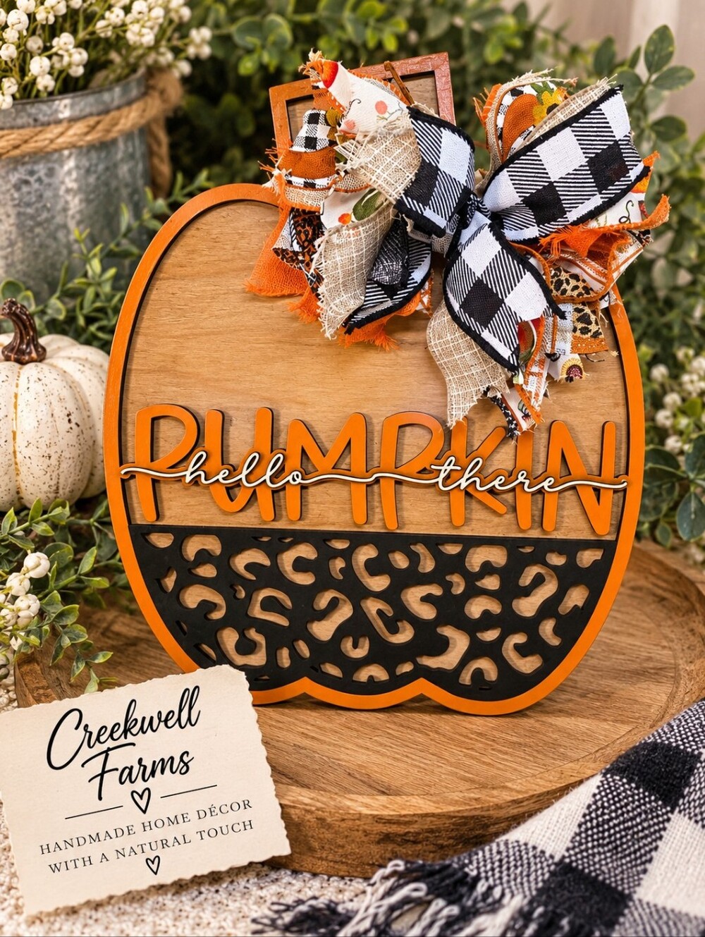 HELLO THERE PUMPKIN SIGN DOOR SIGN